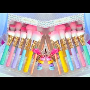 NIB Slmissglam Macaron 6 Brush Set Contour, Eye